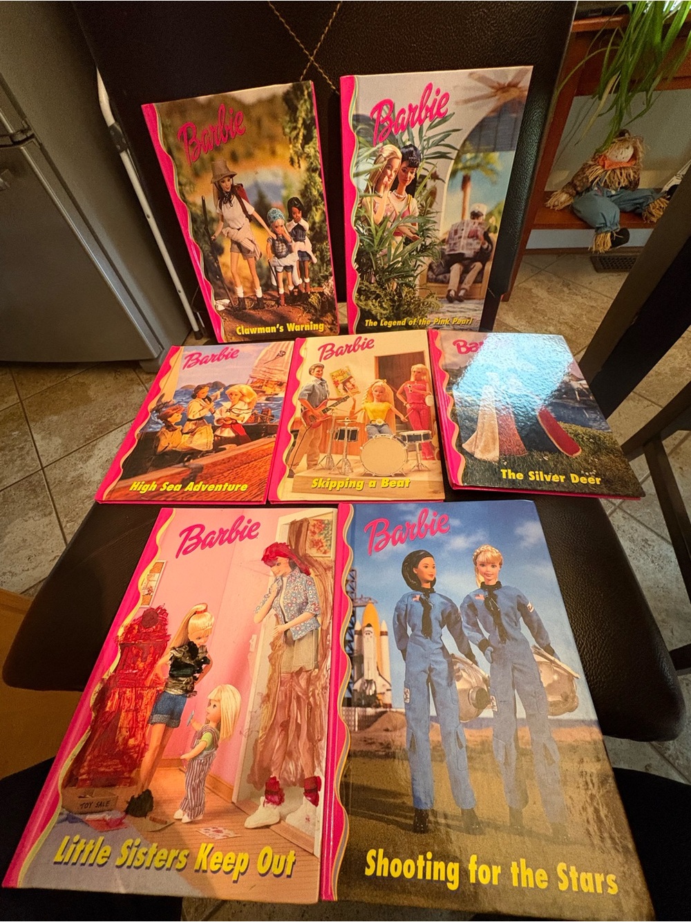 Lot of 7 Barbie books
